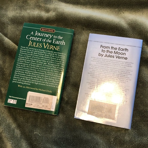 [3/$20] Two Jules Verne Books - Earth & Moon - Picture 3 of 5